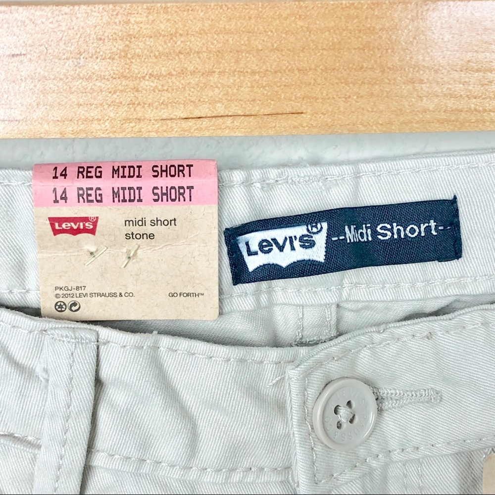 LEVI’S Girls Midi Short Size 14 - Picture 3 of 4